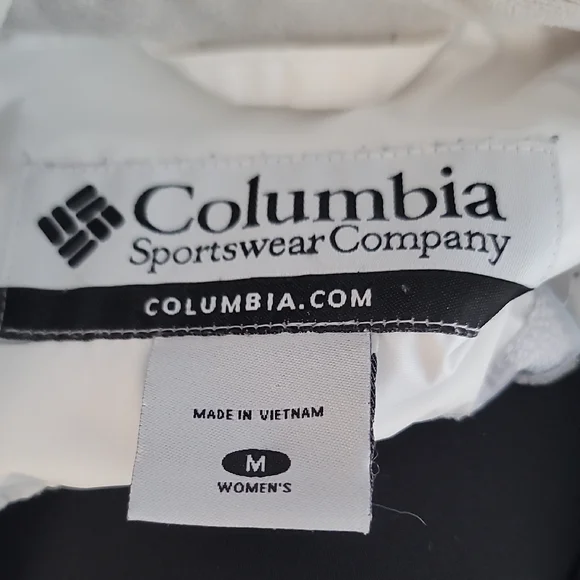 Columbia Women's White and Light Blue Ski Jacket - Picture 2 of 16